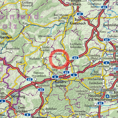 Landkarte Gehrweiler