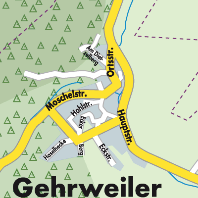 Stadtplan Gehrweiler
