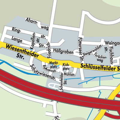 Stadtplan Geiselwind