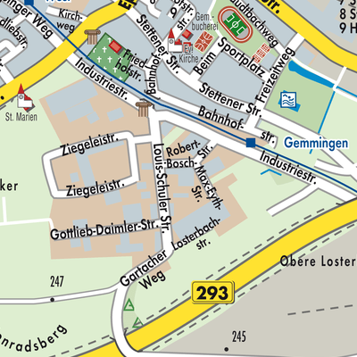 Stadtplan Gemmingen