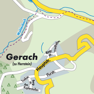 Stadtplan Gerach