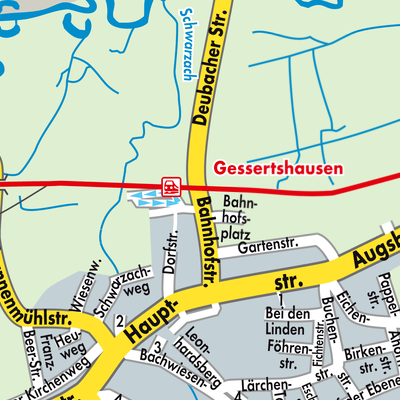 Stadtplan Gessertshausen