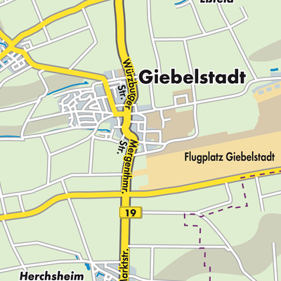 Übersichtsplan Giebelstadt