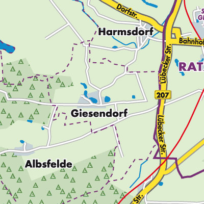 Übersichtsplan Giesensdorf