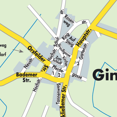 Stadtplan Gindorf