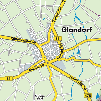 Übersichtsplan Glandorf