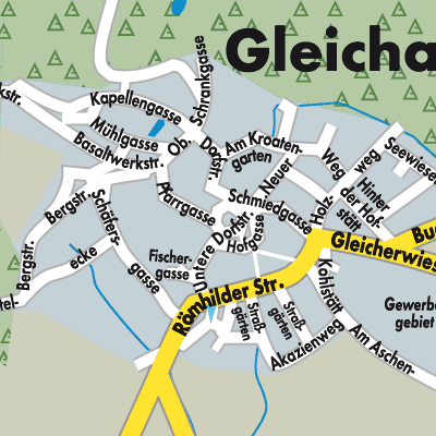 Stadtplan Gleichamberg