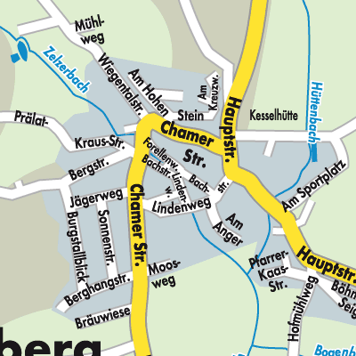 Stadtplan Gleißenberg