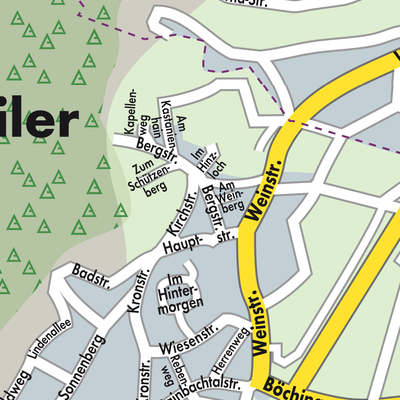 Stadtplan Gleisweiler