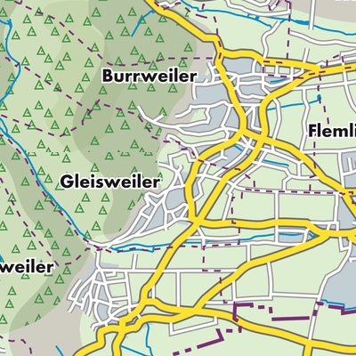 Übersichtsplan Gleisweiler