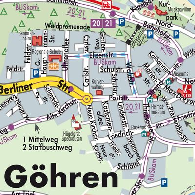 Stadtplan Göhren