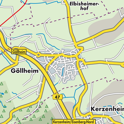 Übersichtsplan Göllheim