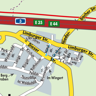 Stadtplan Görgeshausen