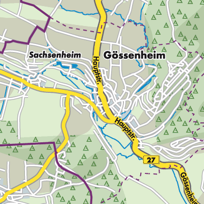Übersichtsplan Gössenheim