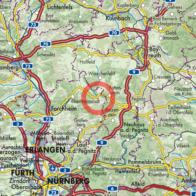 Landkarte Gößweinstein