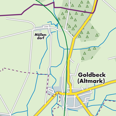 Übersichtsplan Goldbeck
