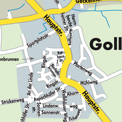 Stadtplan Gollhofen