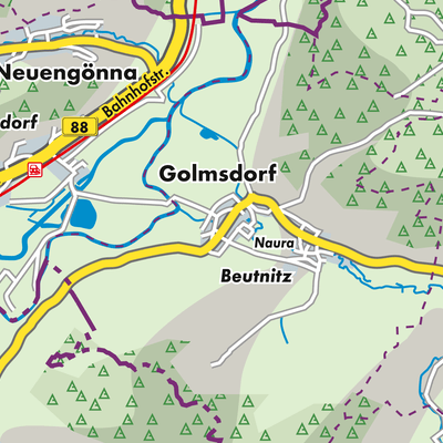 Übersichtsplan Golmsdorf