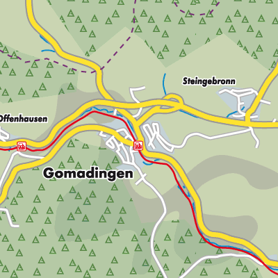 Übersichtsplan Gomadingen