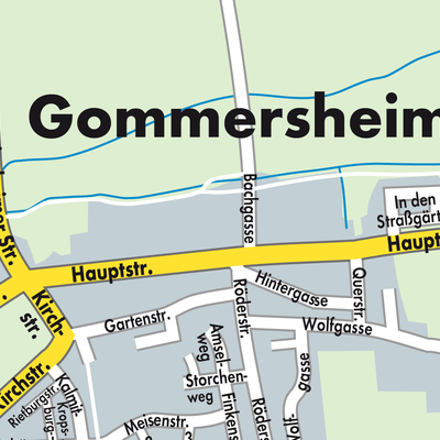 Stadtplan Gommersheim