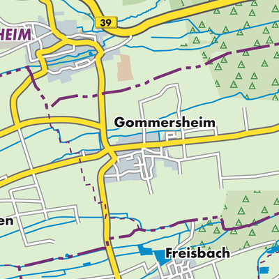 Übersichtsplan Gommersheim
