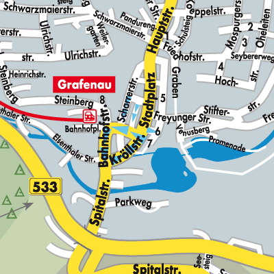 Stadtplan Grafenau
