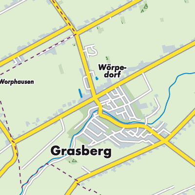 Übersichtsplan Grasberg