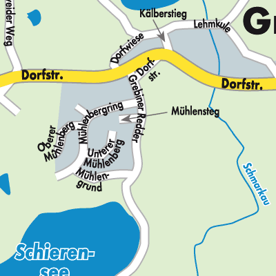 Stadtplan Grebin