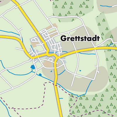 Übersichtsplan Grettstadt