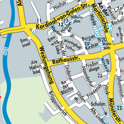 Stadtplan Greven