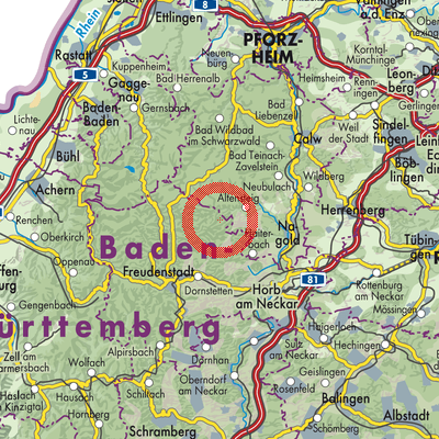 Landkarte Grömbach