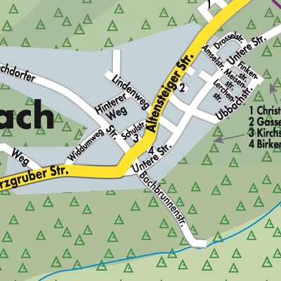 Stadtplan Grömbach