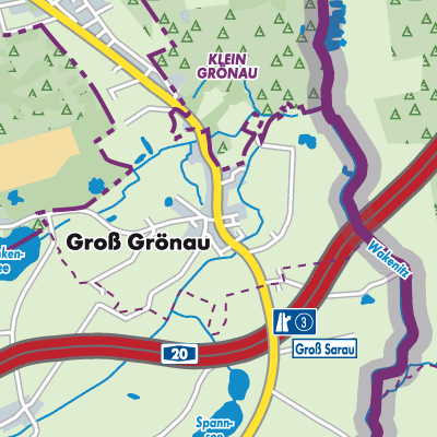 Übersichtsplan Groß Grönau