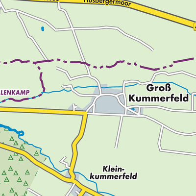Übersichtsplan Groß Kummerfeld