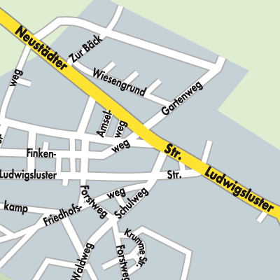 Stadtplan Groß Laasch