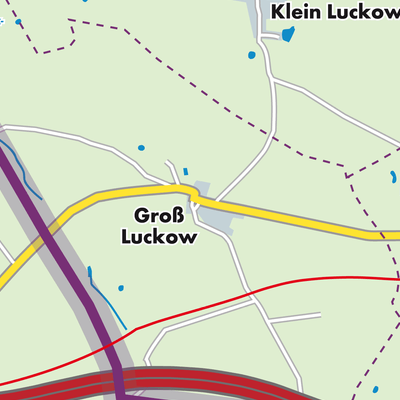 Übersichtsplan Groß Luckow