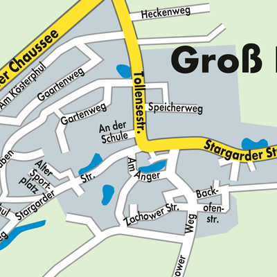 Stadtplan Groß Nemerow