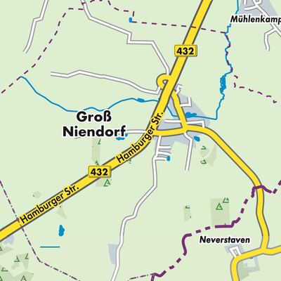 Übersichtsplan Groß Niendorf