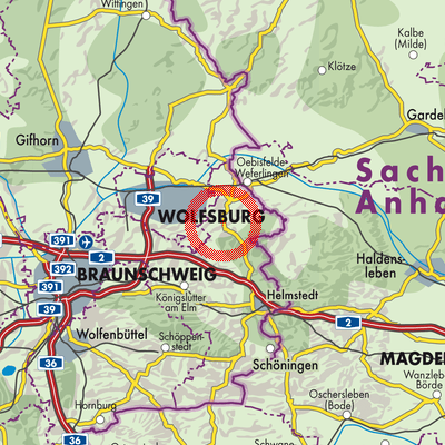 Landkarte Groß Twülpstedt