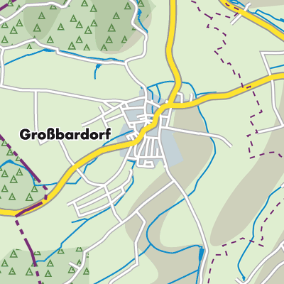 Übersichtsplan Großbardorf