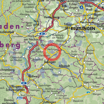 Landkarte Grosselfingen