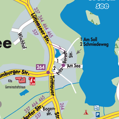 Stadtplan Großensee