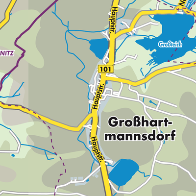Übersichtsplan Großhartmannsdorf