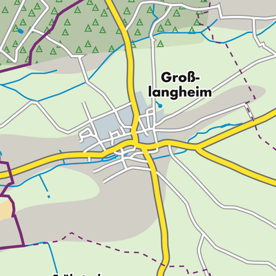 Übersichtsplan Großlangheim