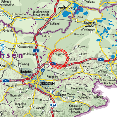 Landkarte Großnaundorf