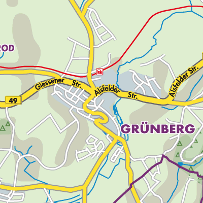 Übersichtsplan Grünberg