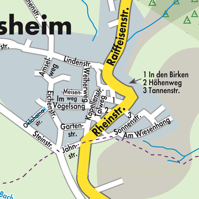 Stadtplan Güllesheim