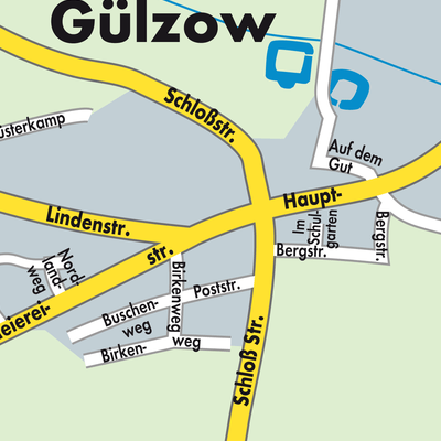 Stadtplan Gülzow