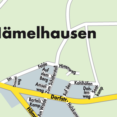 Stadtplan Hämelhausen