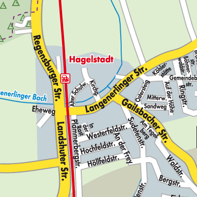 Stadtplan Hagelstadt